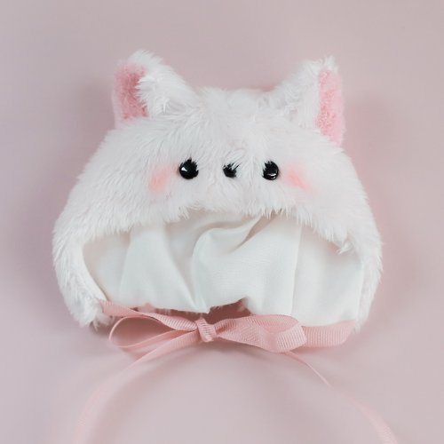 [Chibi/Pocket] 고양이 모자 (베이비 핑크) 